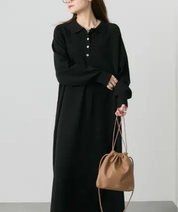 새상품 PUAL CE CIN (퓨어세신) 니트 폴로 원피스