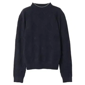 eimy istoire ES 로고 자수 아가일 니트