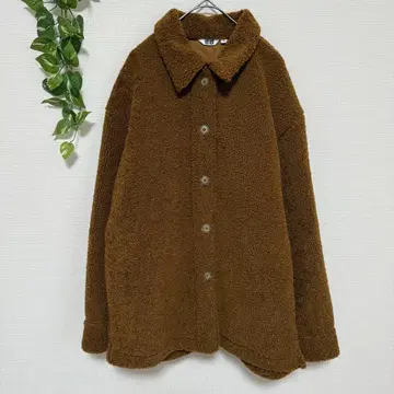 UNIQLO U 유니클로 U 보아 플리스 숏코트 M 새상품급 보아