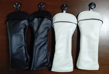 하이브리드(유틸리티) 골프헤드커버 세트 미사용 화이트 2 블랙 2