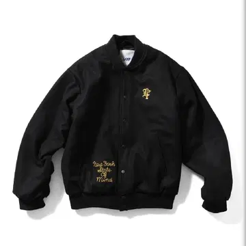 LFYT Lafayette 블랙 바시티 자켓 XL