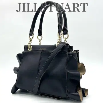 질스튜어트 JILLSTUART 숄더백 가죽 리본 블랙