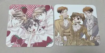 오란고교 호스트부 카페 특전 코스터 딸기 패턴