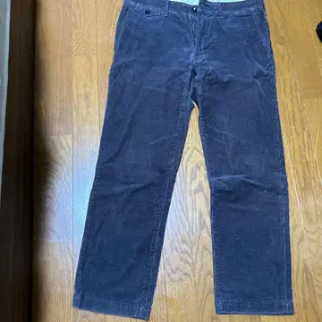 UNITED ARROWS 다크 퍼플 코듀로이 팬츠