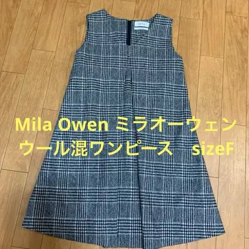 Mila Owen 미라 오웬 울 혼방 원피스 sizeF