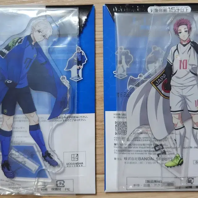 블루록 열중의연쇄 제일복권 G상 아크릴 스탠드 나기 레오 사에 굿즈