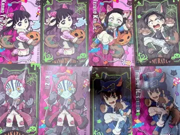 귀멸의 칼날 할로윈 엽서 포스카 8장 세트