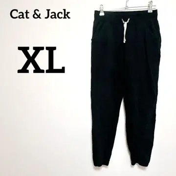 Cat & Jack 블랙 속기모 조거 팬츠 [ XL ] 홈웨어 맨투맨