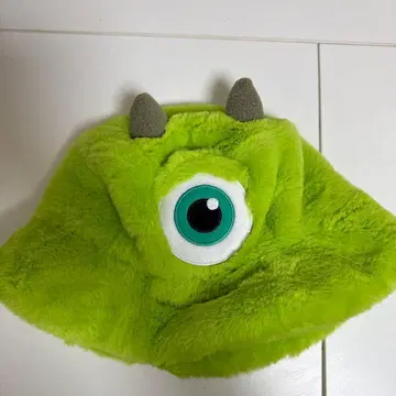 몬스터 주식회사 ] 마이크 버킷햇 복슬복슬 모자