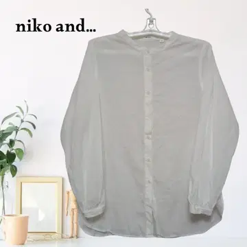 zC229 [ L ] niko and - 블라우스 스트레이트 실루엣