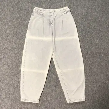 ZARA 데님 와이드 팬츠 라이트 블루 코튼 여성용 초와이드