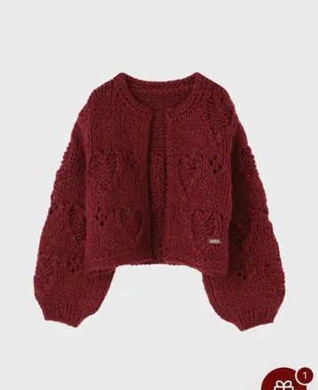 The toe 가디건 레드