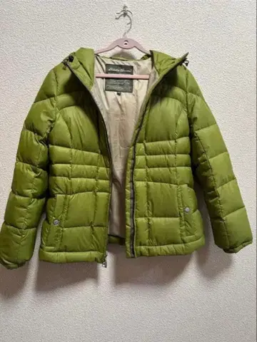 새상품급 Eddie Bauer 프리미엄 구스 다운 자켓 그린 M
