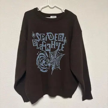 스파이더 블랙홀 니트 S 다크 브라운과 핑크 메쉬 캡