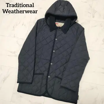 트래디셔널 웨더웨어 WAVERLY HOOD 퀼팅 자켓