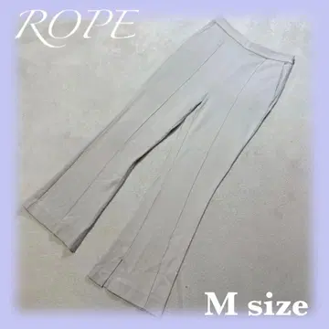 ROPE (로페) 밑단 슬릿 플레어 팬츠