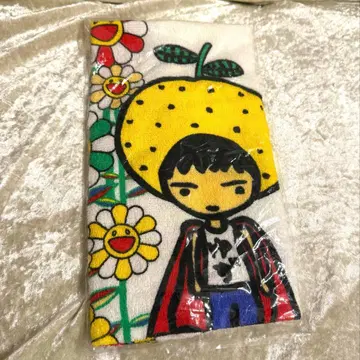 새상품 미개봉 유즈 유즈맨 무라카미 다카시 플라워 타월 레어 카이카이키키