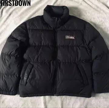 FIRST DOWN 블랙 다운 자켓 LL