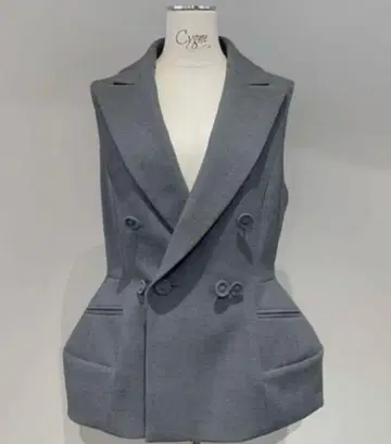 시뉴 cygne 스완 베스트 그레이 0 사이즈