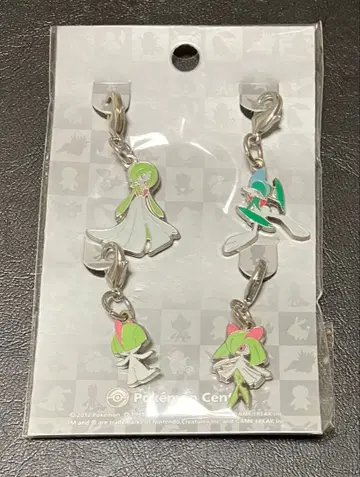 포켓몬 센터 한정판 메탈 참 컬렉션 4개 세트