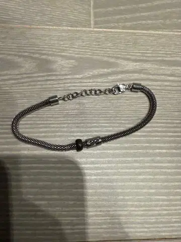 메쉬 편직 스테인리스 스틸 팔찌