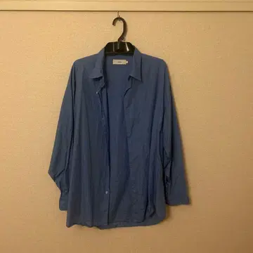 Graphpaper 파랑 긴팔 셔츠 F