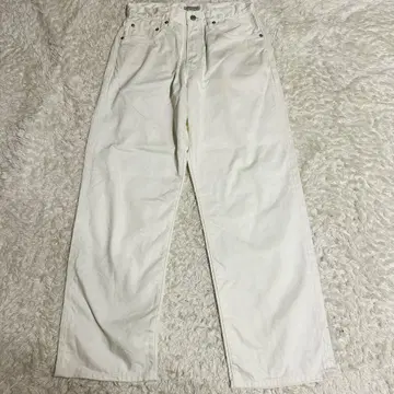 [ 새상품급 ] SHIOTA 시오타 어반 리서치 별주 데님 화이트 M