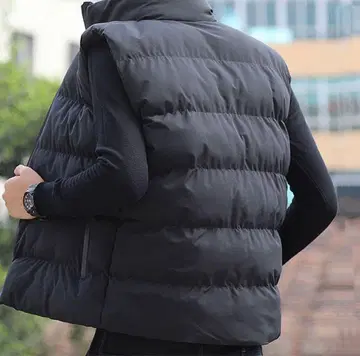 [ 다운 베스트 ] 남성용 여성용 블랙 골프에도