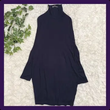 무료배송 Whim Gazette 터틀 하이 게이지 니트 원피스