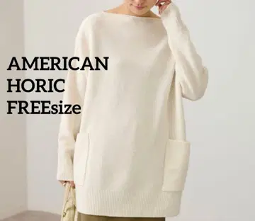 AMERICAN HORIC / 와이드 실루엣 보트넥 풀오버