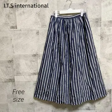 I.T.S international [ F ] 롱 플레어 스커트 보더