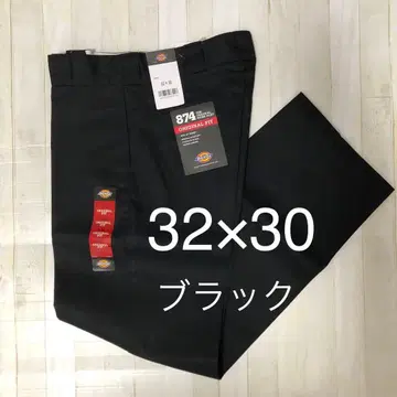 874 블랙 워크 팬츠 32x30 디키즈