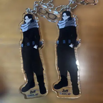 히로아카 zoff 콜라보 아크릴 키링 아이자와 쇼타 2개 세트