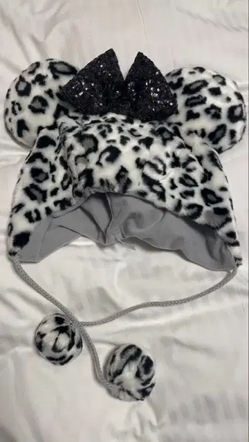 미니 마우스 레오파드 무늬 모자