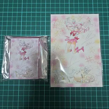 세일러문 카페 엽서 아크릴 블록 치비문 치비우사