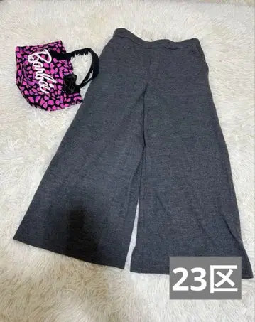 23구 울100 온워드 와이드 팬츠 하의 허리밴딩