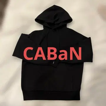 CABaN 풀오버 후드티 블랙