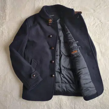 나노 유니버스 충전솜 코트 턱 벨트 에덴 버튼 thermore 네이비