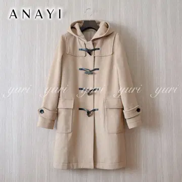 [ 1035 ] 아나이 멜톤 비버 더플 코트 베이지 36