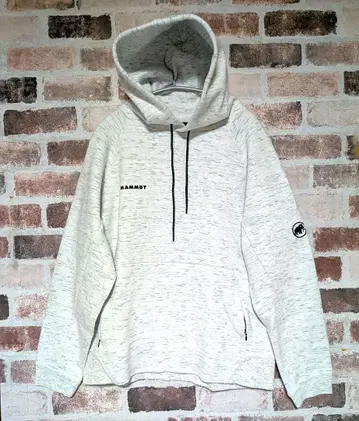 마무트 mammut 후드 맨투맨 L 사이즈 풀오버 라이트 그레이