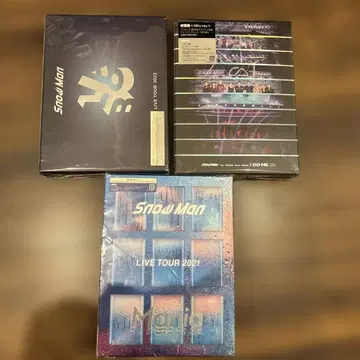 Snow Man LIVE Blu-ray 3개 세트