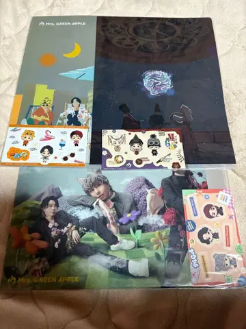 미세스 제일복권 클리어 파일 & 스티커 시트