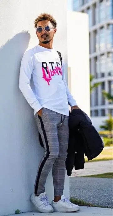 아담스 저글러 체크 팬츠