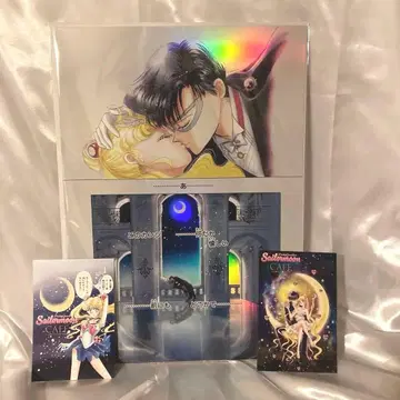 세일러문 카페 오로라 포스터 FC 한정판 포스트 카드 2장 세트