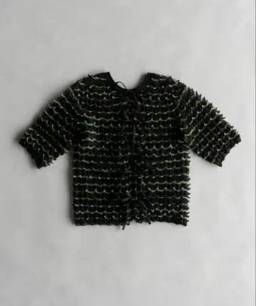 MAISON SPECIAL 2WAY 가시 시어 니트 가디건