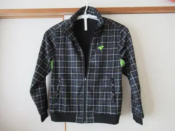 투어 스테이지 체크 무늬 집업 자켓