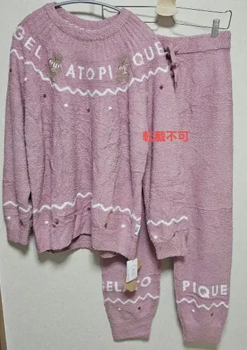 gelato pique 노르딕 풀오버 & 롱 팬츠 세트 핑크