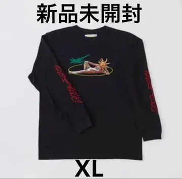 미개봉 새상품 타로맨 MONDE x GOSAY 자수 롱T XL 완판 블랙