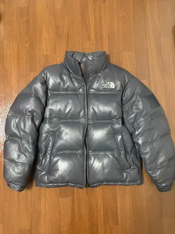 레어 THE NORTH FACE 가죽 눕시 다운 자켓
