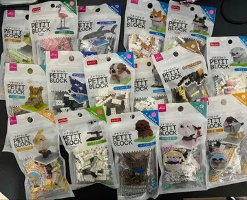 DAISO 푸치 블록 16개 세트